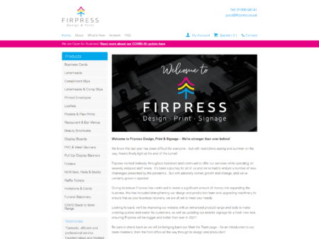 Firpress Homepage