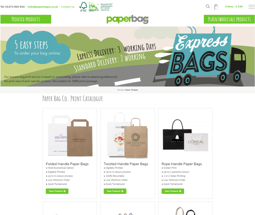 Paper bag case study picture