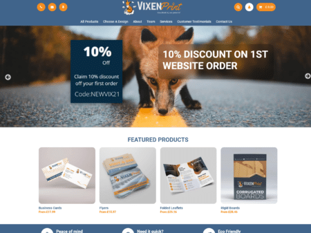 Vixen Print Homepage