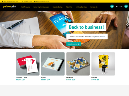 Yellow Print Homepage